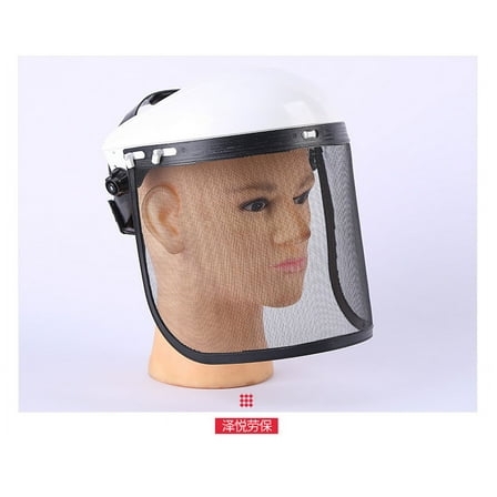 Garden Grass Trimmer Safety Helmet Hat with Full Face Mesh Visor for Logging Brush Cutter Forestry Protection High Quality