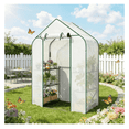 thumbnail image 1 of Garden Greenhouse, 6-Shelf Portable Plant Grow House, Walk-In Green House with PE Cover, Heavy Duty Steel Frame, Outdoor Indoor Gardening for Plants, Seedlings & Herbs, 1 of 7