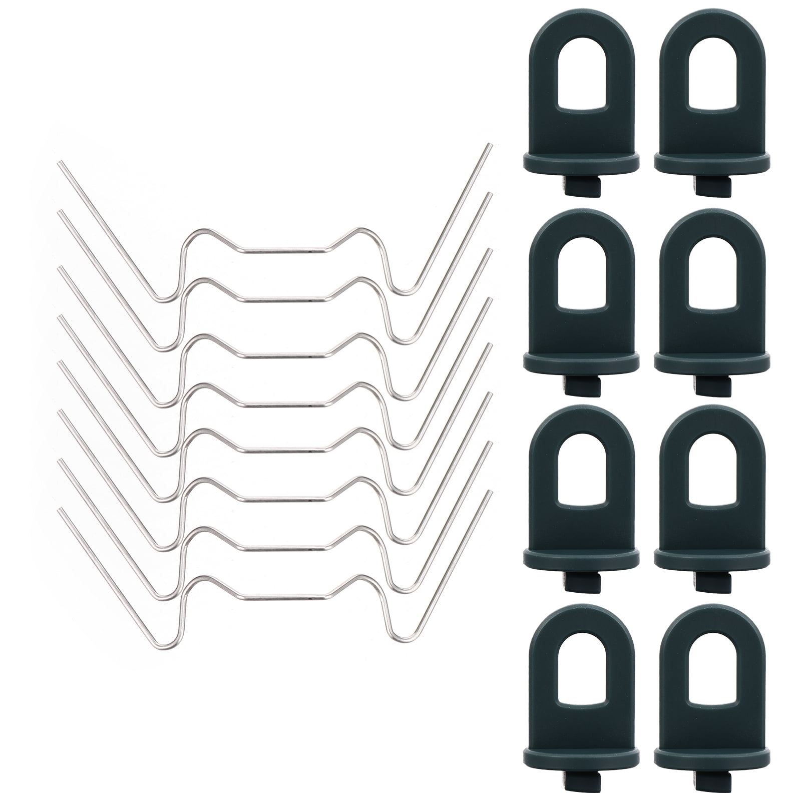 Garden Greenhouse Accessories W Shape Glazing Clips Hook Plastic