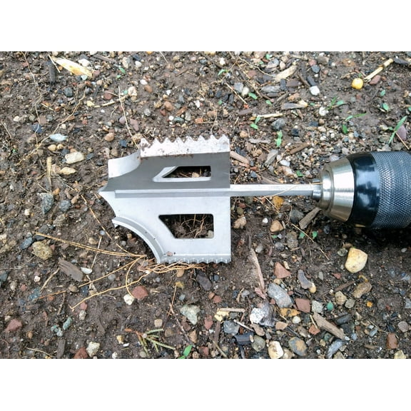 Garden Groomer - Soil Tiller, Weed Remover, Soil Digger, Auger, Drill Attachment for Gardening