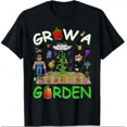 thumbnail image 1 of Garden Grow A Garden Gaming Inspired Green Nature Theme Unisex T-Shirt up to size 5XL, 1 of 2
