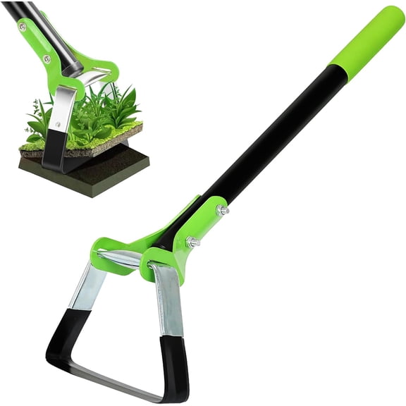 Garden Guru Action Stirrup Hoe Garden Tool, 17.5-Inch Long with Ergonomic Handle, Heavy Duty Rust-Resistant Steel Loop Hoe for Weeding, Planting, Furrowing & Soil Cultivation (4 Pack)