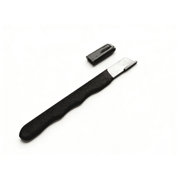 Garden Guru Garden Tool Blade Sharpener -%" Handheld & Multi-Purpose Solid Carbide Sharpener w Protective Cover, Ergonomic Non-Slip Handle for Pruners Loppers Shears Knives Scissors Axe