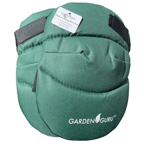 GARDEN GURU Cushioned Gardening Knee Pads with Adjustable Straps - Soft Inner Liner, Ultra Comfort Padding, Garden Kneelers for Yard Work, Cleaning, Household Chores, Roofing, and More
