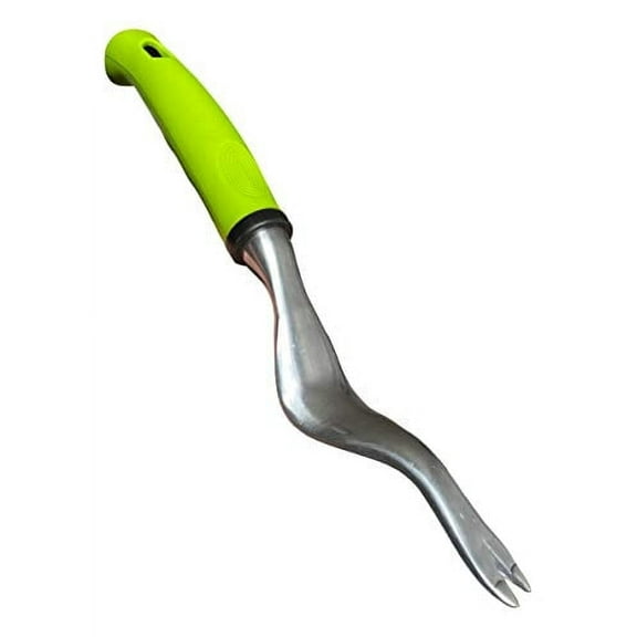 Garden Guru Hand Weeder Tool with Ergonomic Handle - Weed Puller for Planting, Weeding, Flower and Vegetable Care in Lawn Garden Yard, Rust Resistant