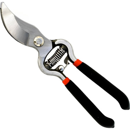 Garden Guru Heavy Duty Forged Steel Garden Clippers, Professional Bypass Hand Pruners, Pruning Shears