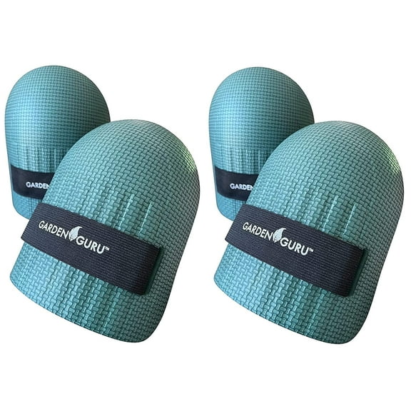 Garden Guru Home & Gardening Knee Pads with Straps, Waterproof EVA Foam Cushion Knee Pads, 2 Pack