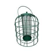 Garden Guru Squirrel Proof Bird Feeder – Outdoor Caged Mesh Seed Peanut Hanging Bird Feeder for Small Wild Birds – Premium Coated Steel & Metal Seed Guard - Che
