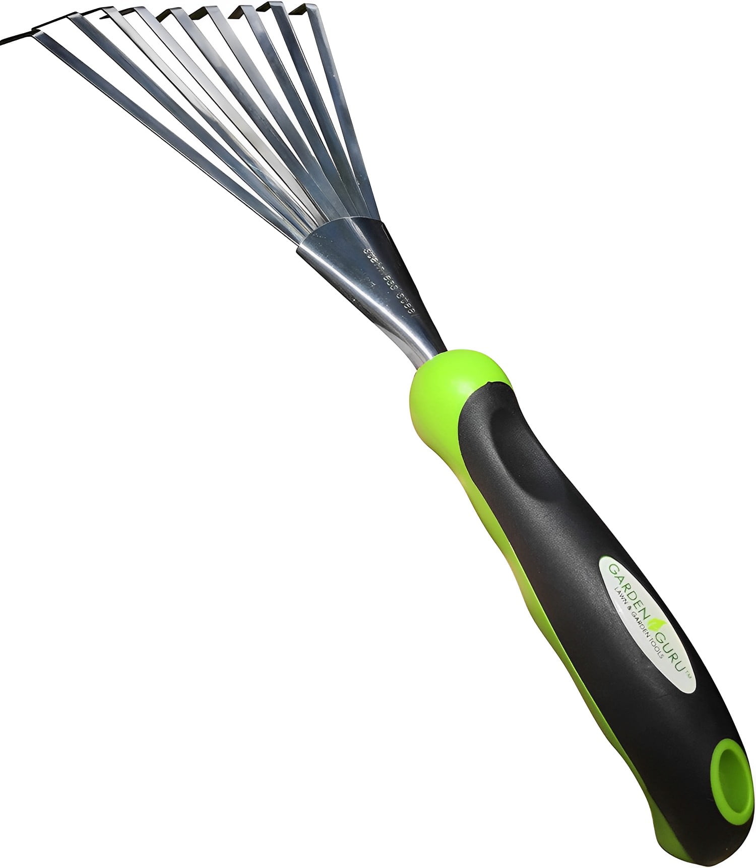 Garden Guru Stainless Steel Hand Rake Soil Tiller With Ergonomic Handle