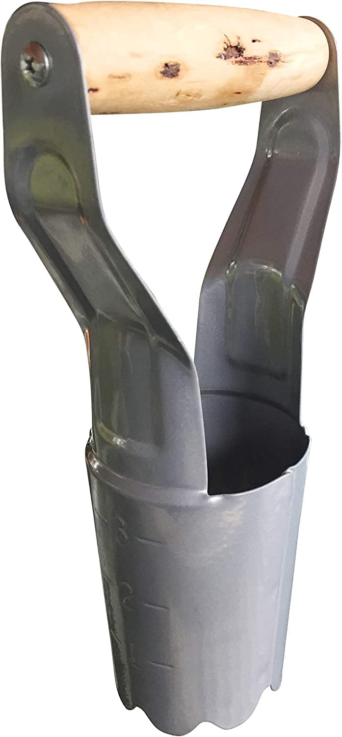 Classic High Carbon Steel Bulb Planter with Wood Handle