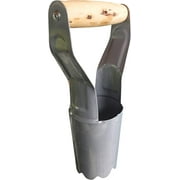 Garden Guru Steel Bulb Planter Tool for Planting Bulbs - High Carbon Steel & Comfortable Wood Carved Handle - Depth Marker for Consistent Planting Flowers Tulips, Daffodils, Dahlias