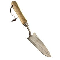 Garden Guru Transplanter Trowel Shovel - Stainless Steel - Rust Resistant - Ergonomic FSC Wood Handle - Perfect Hand Shovel Tool for Gardening