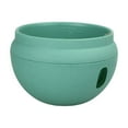 thumbnail image 1 of Garden Hanging Basket, Plastic Hanging Pot with Removable Saucer, Self-Watering Hanging Planter for Outdoor Plants, Patio Succulent Flower Pot Holder, Jade Green Decorative Hanging Planter, 1 of 7
