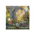 thumbnail image 1 of Garden Head Scarf, Flowers Blossoms Scene, Head Wrap, 3 Sizes, by Ambesonne, 1 of 2