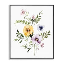 Garden Herbs Blooming Black Framed Giclee Art, design by Lettered and Lined
