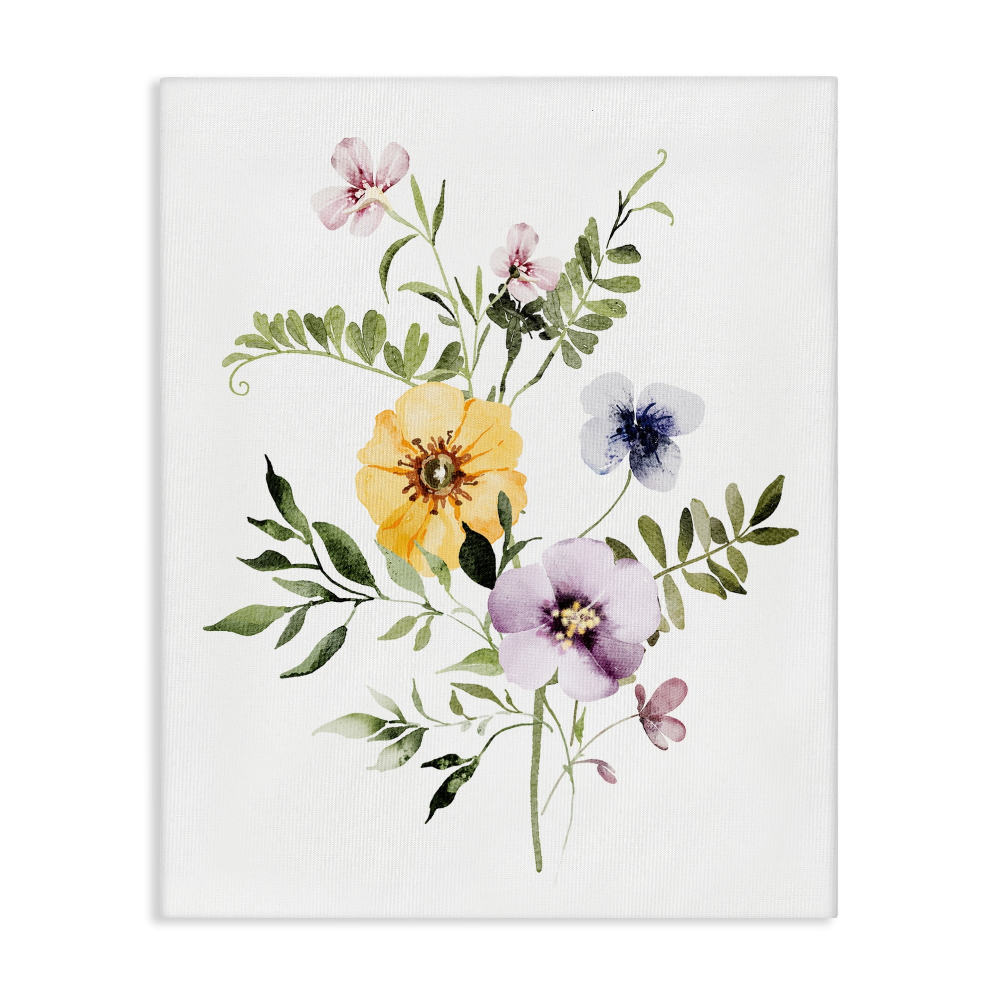 Garden Herbs Blooming Canvas Wall Art, design by Lettered and Lined