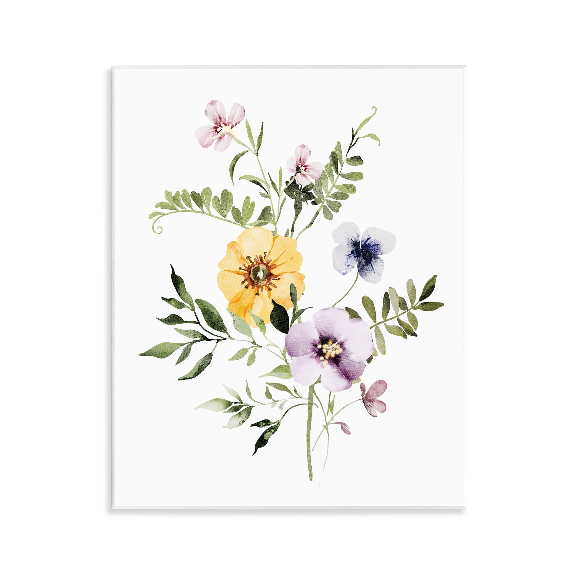 Garden Herbs Blooming Wall Plaque Art, design by Lettered and Lined