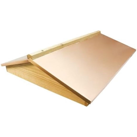 Garden Hivery Cover, Telescoping Hive Top, Decorative Copper-Colored Aluminum, Anodized, Pre-Assembled, Weather-Resistant, Stylish Beehive Roof for Hives, Durable Finish, 10-Frame$$Animal Other