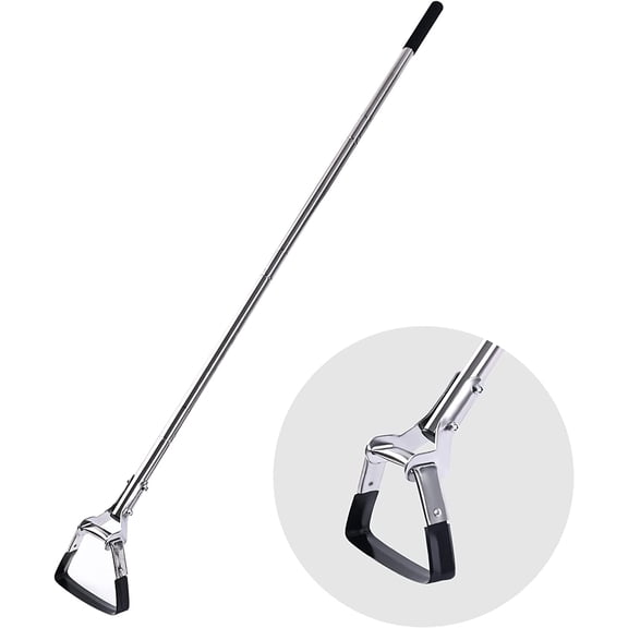 Garden Hoe 3-Height Adjustable - 55.9 Inch Long Handle Weeding Tool, Stainless Steel Heavy Duty Scuffle Hoe for Lawn,Yard & Vegetable Garden