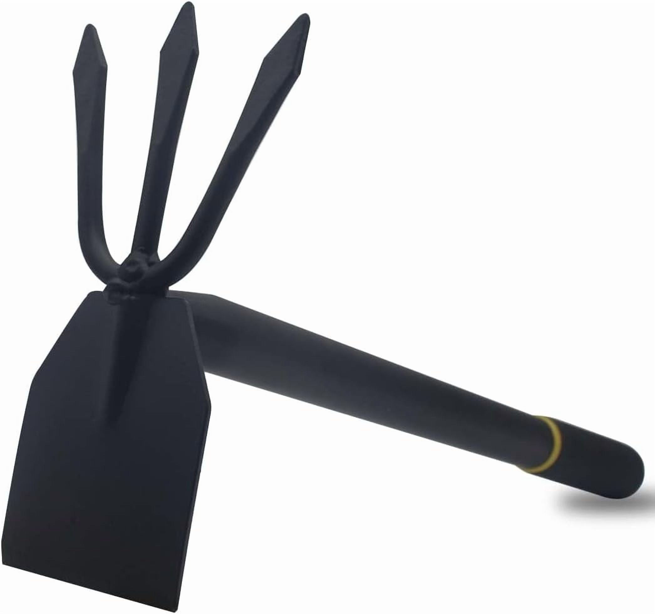 Garden Hoe and Cultivator, Long Heavy Duty Hand with Tiller, 2 Section Handle, Carbon Steel Blade, Cultivator Tools for Loosening Soil, Digging