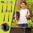 thumbnail image 1 of Garden Hoe for Digging | Durable Hand Tool for Vegetable, Flower Beds | Forged Steel Hollow | Easy Weeding, Clod Breaking | Rust-Resistant | Outdoor Farm Gardening, 1 of 6