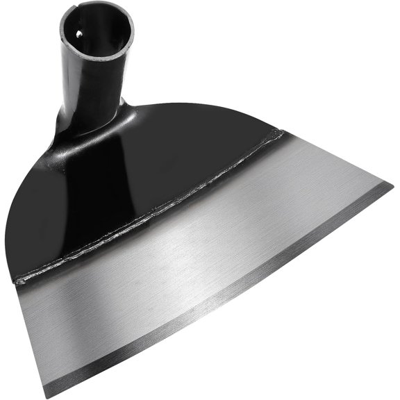 Garden Hoe Head, Hand Garden Tool for Weeding Replacement, Round Eye Grub Head for Planting Digging Loosening Soil, Heavy Duty Steel Field Tool for Yard Farm Vegetable 9.25 X 5.90 X 4.33 In