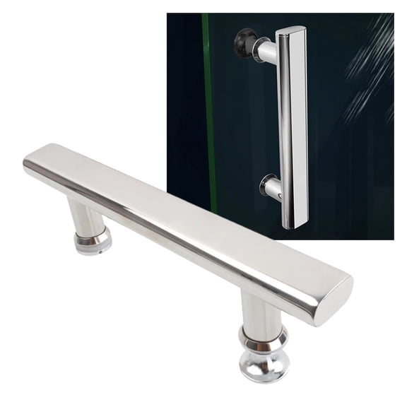 Garden Home Shower Door Handle Renovation Stylish Chrome Effect Silver Stainless Steel