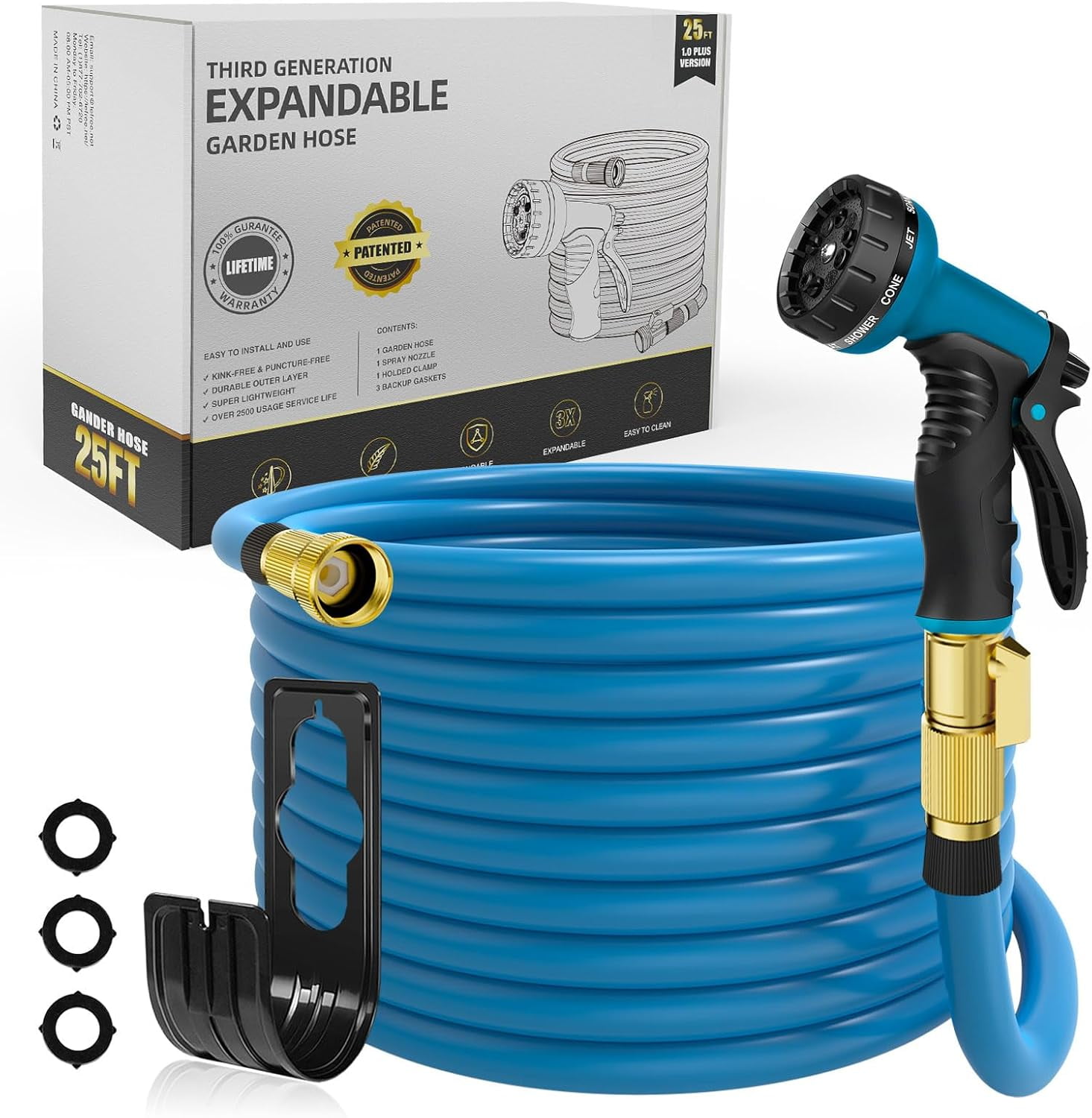 Retractable Garden Hose POWER BL-CW050 REEL 5/8