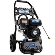 TOOLCY 3400 PSI 2.8 GPM Gas Pressure Washer, 212cc Engine with 30FT Hose, Soap Tank & 5 Nozzles for Car/Driveway/Patio