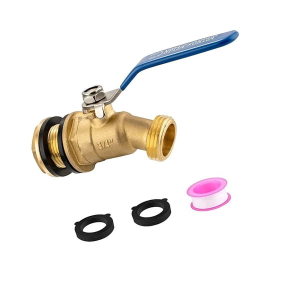 Garden Hose Adapter 3/4inch Male Inlet to 3/4inch Male Outlet Valves Water Pipe Fitting Drainage Switches
