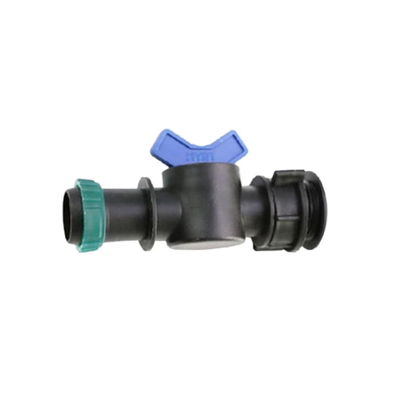Garden Hose Bypass Valve, Plastic Connector with Twist-Lock for Irrigation Systems, 12cm Length
