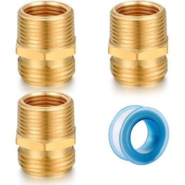 Dixon Brass Hose Fitting - 3/4 GHT Male To 3/4 Hose Barb Connector For Garden & Industrial Use