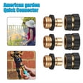thumbnail image 1 of Garden Hose Connector Set,Aluminum Hose Fitting Connector,Male Female Hose Adapter,Quick Connect Garden Hose Coupling,Watering Hose Connector Accessories,Outdoor Garden Fittings, 1 of 8