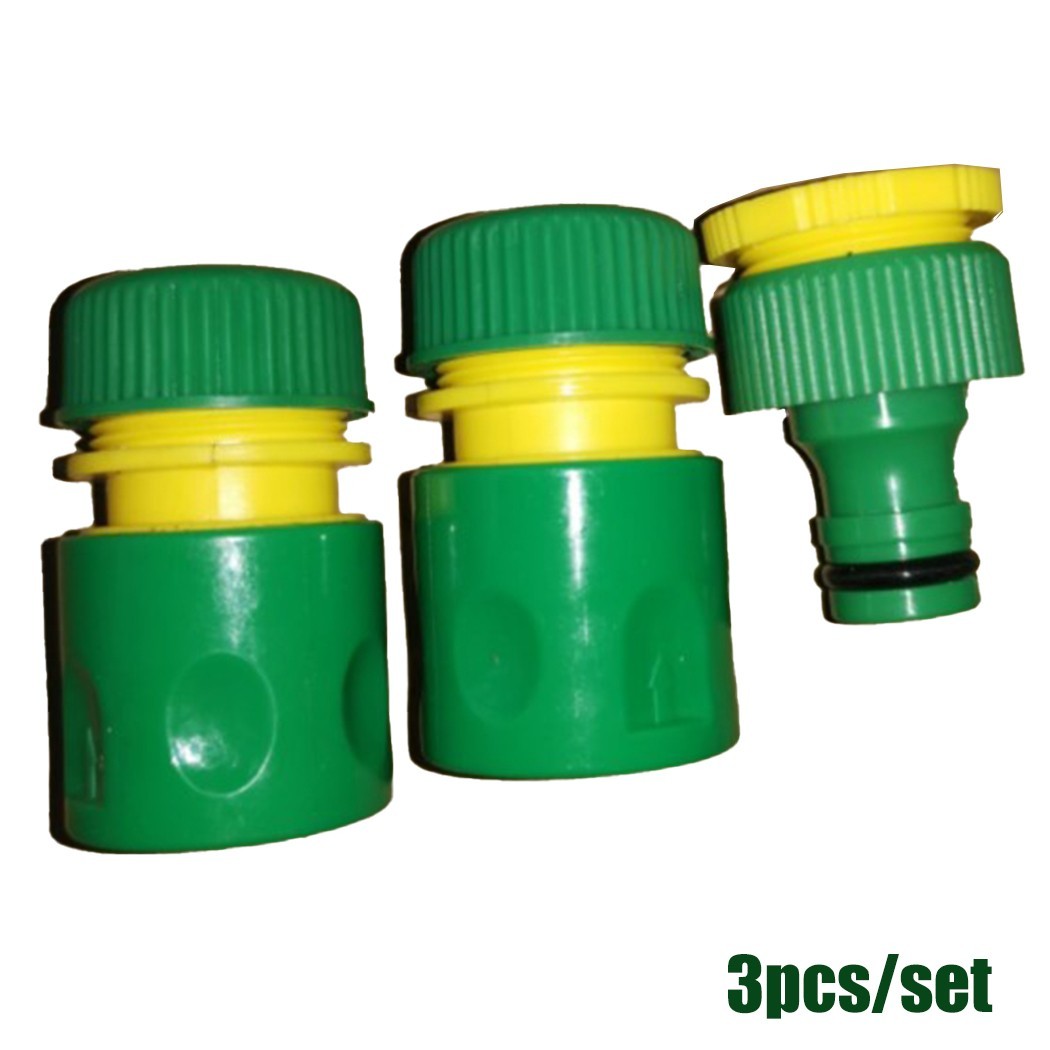Garden Hose Connectors Set Watering Pipe Tap Plastic Connector Adaptor Fitting