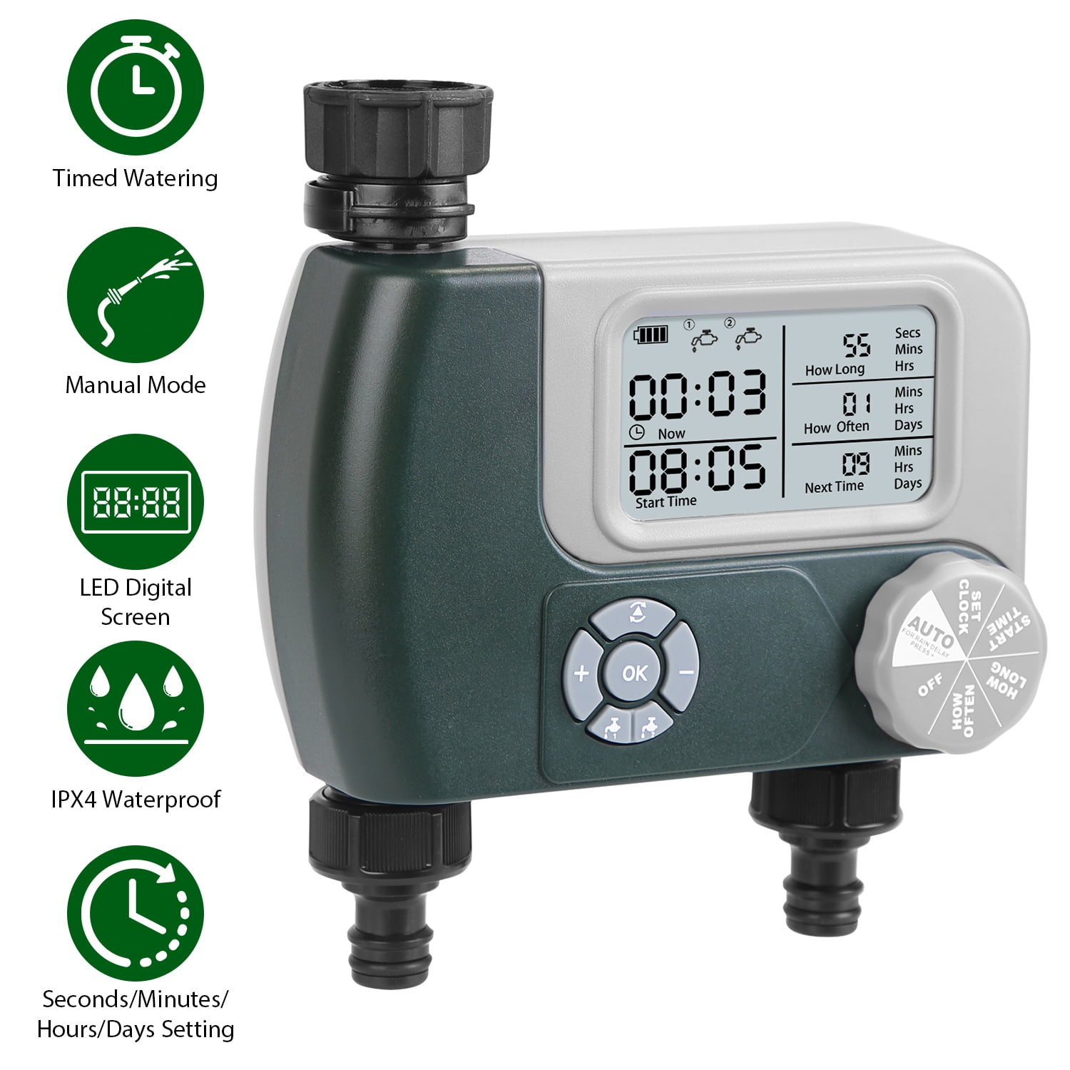 Garden Hose Faucet Timer, iMounTEK Sprinkler Timer for Garden Hose ...