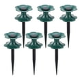 thumbnail image 1 of Garden Hose Guide Spike Ground Insert Hose Guide with Spin Top Spiked Hose Guide Aid Keeps Garden Hose Out of Flower Beds for Plant Protection, 1 of 8