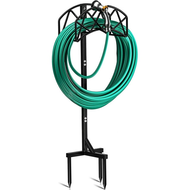 Garden Hose Holder, Freestanding Water Hose Holder, Detachable Heavy