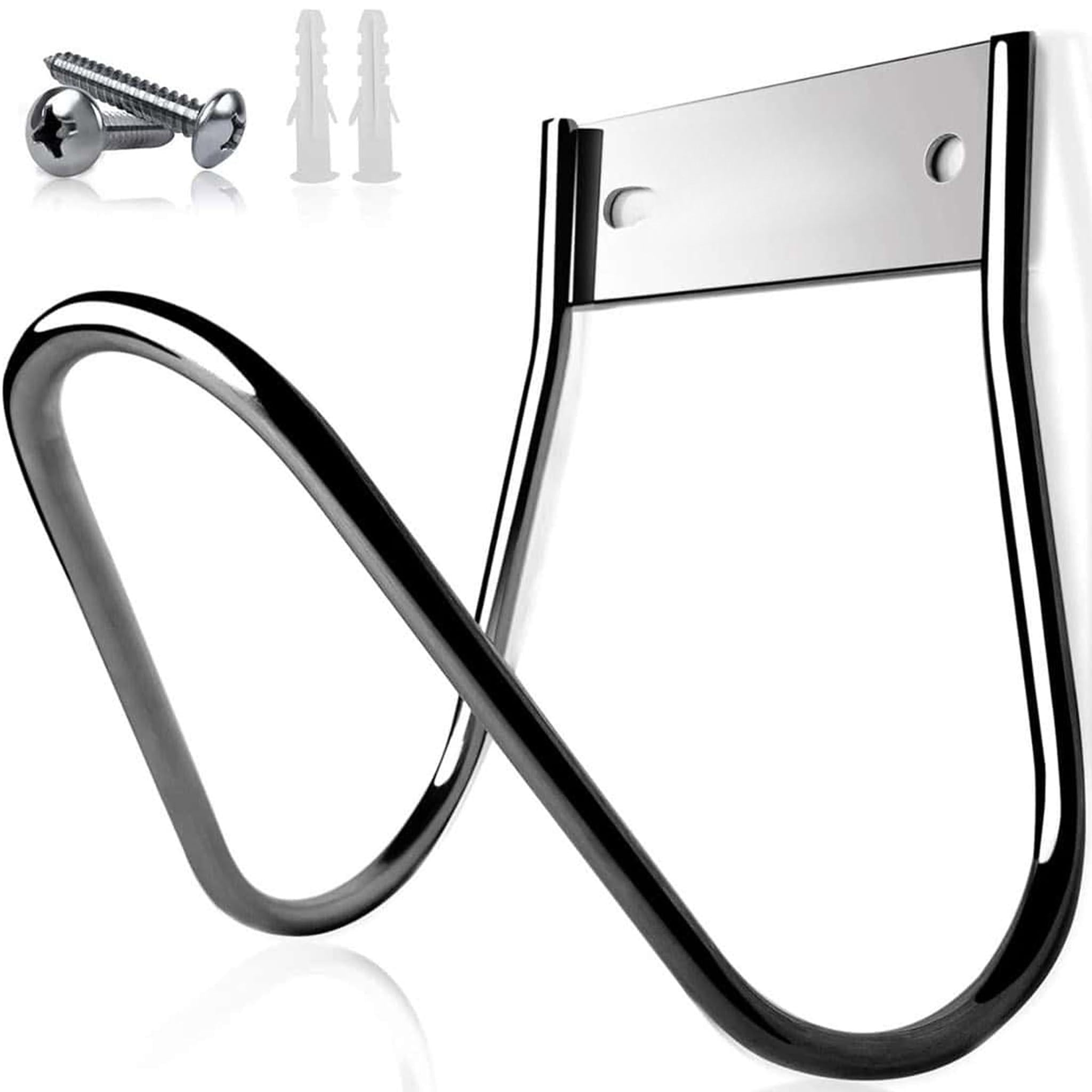 Garden Hose Holder Stainless Steel Small Wall Mount Hook  Ideal For Water Air Hydraulic Ropes Extension Cords Heavy Duty & Rust Proof Size:6.3x7x6.3 Set Of 1