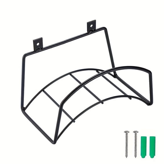 Garden Hose Holder Wall Mount - Metal Water Hose Hanger for Outside, Durable Hook for Garden, Garage, or Yard Storage, 9.25"x5.62"x5.11''