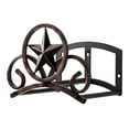 thumbnail image 1 of Garden Hose Holder Wall Mounted Decorative  Heavy Duty Metal Hanger For Outside Sturdy Water Rack Holds 125-feet Of 5/8-inch Hooks, 1 of 7