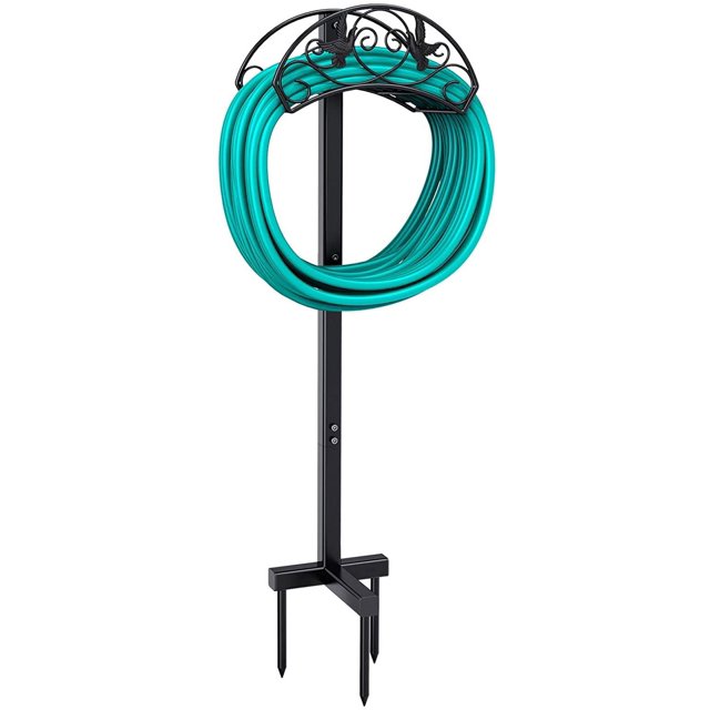 Garden Hose Holder, Water Hose Stand Freestanding Metal Hose Hanger ...