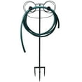 Garden Hose Holder with 3 Spikes for 26 lb Hose, Freestanding Water
