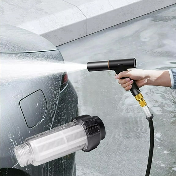Garden Hose Inlet Filter Inline Water Pressure Washer Washing Machine Sediment Smile Home