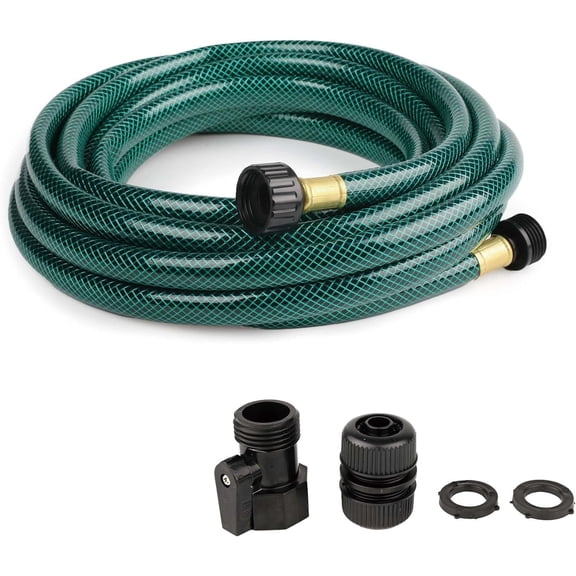 Garden Hose Leakproof for Gardener: 1/2 PVC Water Hoses with GHT Fittings - 25 FT No Kink and Flexible for Outdoor Watering