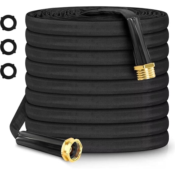 Garden Hose, Lightweight, Ultra Flexible, Durable, Kink-Free Garden Hose, RV, Marine and Camper Hose (25 ft)