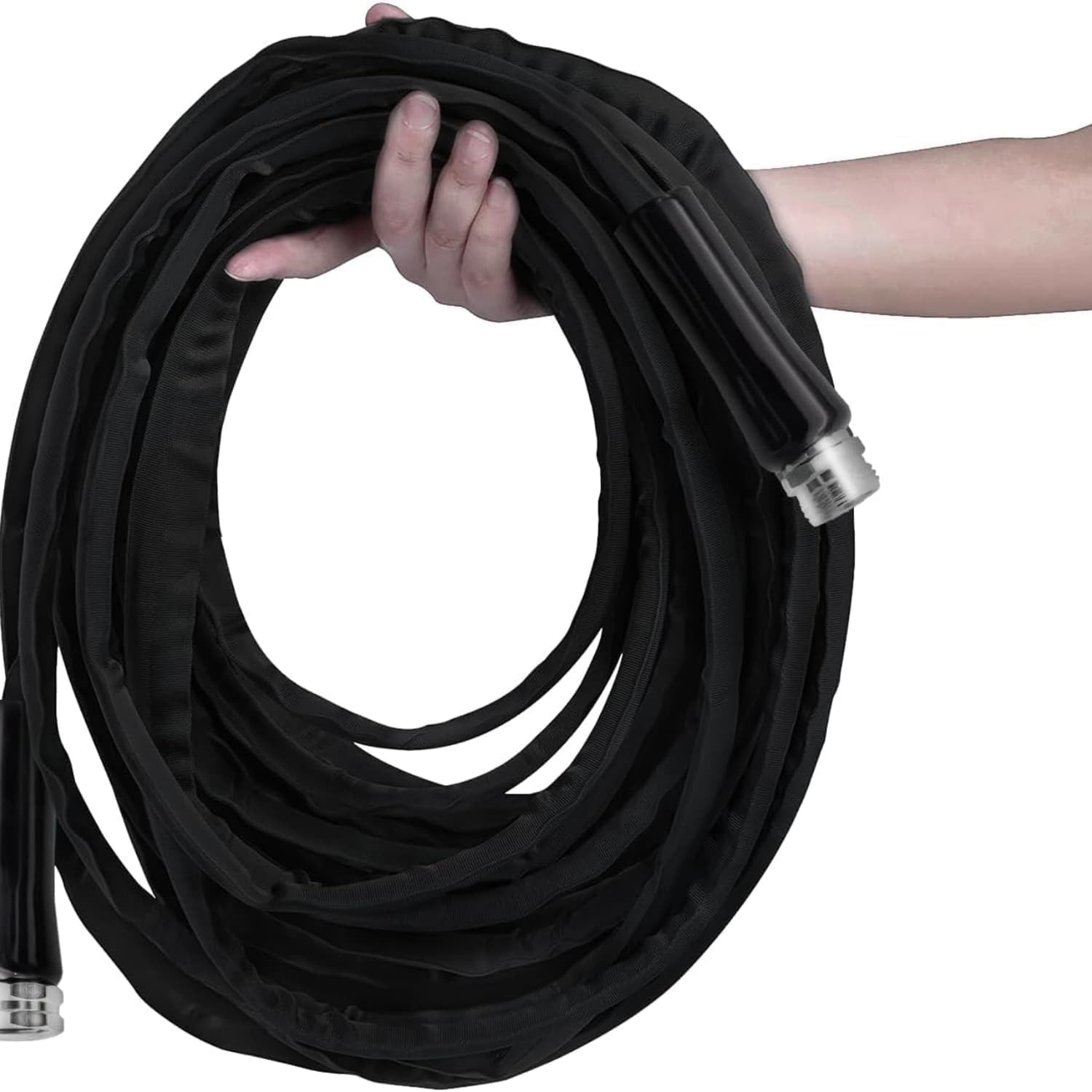 Garden Hose, Lightweight, Ultra Flexible, Durable, Kink-Free Garden Hose, RV, Marine and Camper Hose (75 FT)