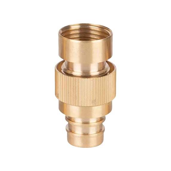 Brass Garden Hose Connector Adaptor A Direct Spray Nozzle Adjustable