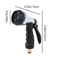 Garden Hose Nozzle Heavy Duty Hose Nozzle With 7 Adjustable Watering