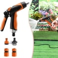 thumbnail image 1 of Garden Hose Nozzle,High Pressure Hose Nozzle,Hose Sprayer Nozzle,Power Washer Hose Attachment,Pressure Washer Nozzle,Ergonomic Grip Lawn Irrigation Handheld Garden Watering Nozzle,Anti-Slip Grip, 1 of 6