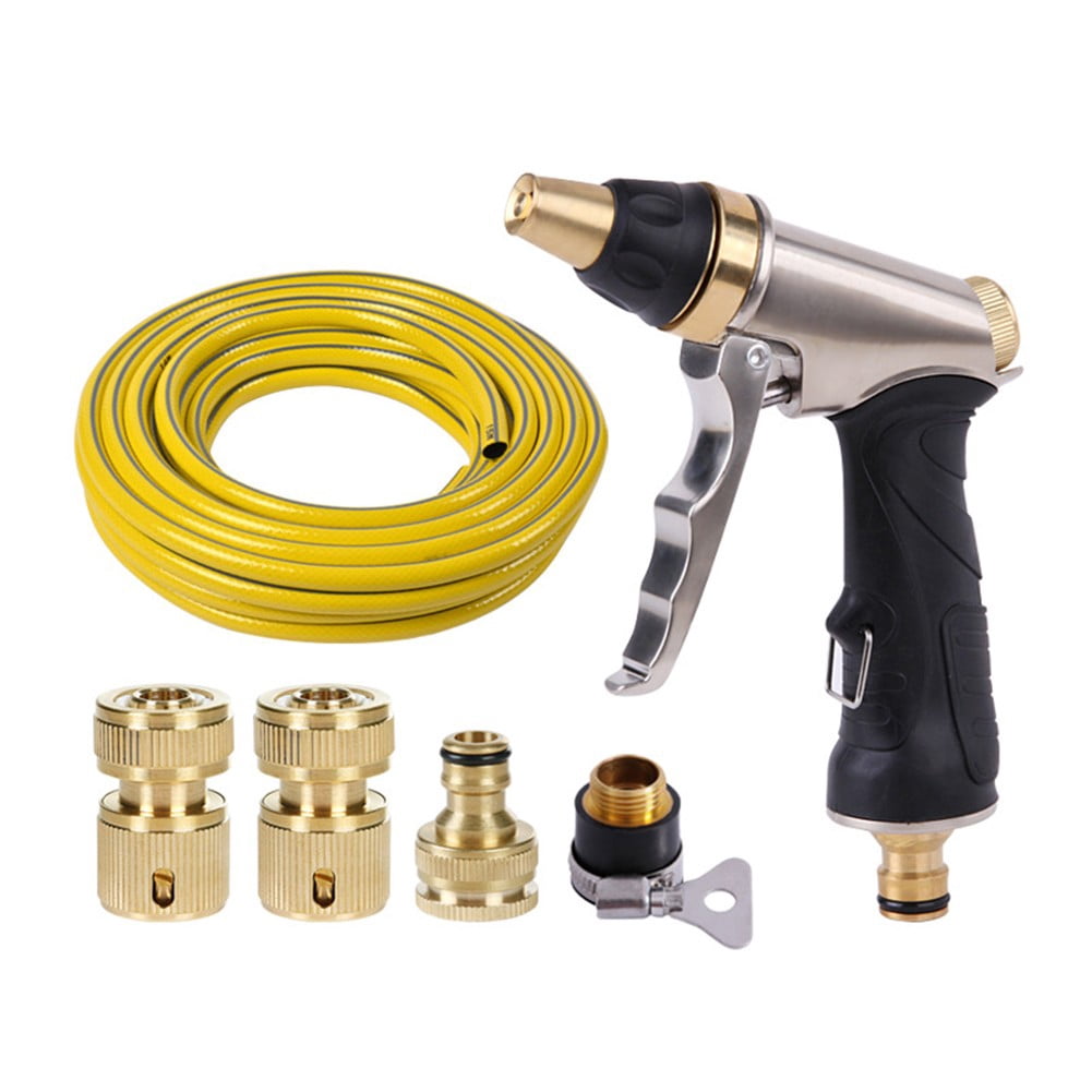 Garden Hose Nozzle Set Metal Hose Spray Nozzle High Pressure Water Hose Nozzle A
